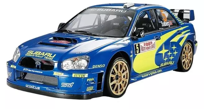 Tamiya 124 Спортивный автомобиль серии № 281 Subaru Impreza WRC Monte Carlo 2005 Пластиковая модель 24281