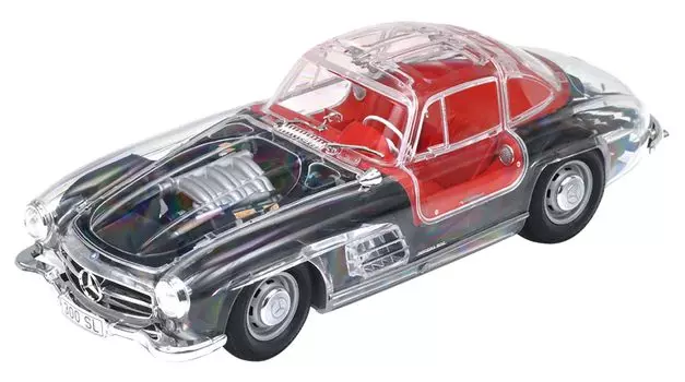 TAMIYA 124 Sports Car Series No.366 Полный вид Mercedes-Benz 300SL Пластиковая модель 24366