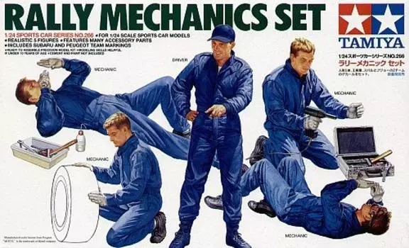 Tamiya 124 Sports Car Series Rally Mechanic Set