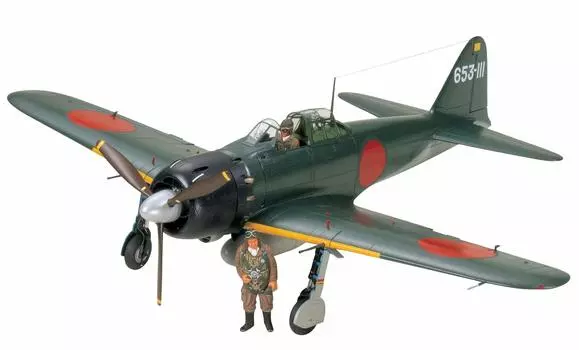 Tamiya 132 Aircraft Series No.18 Japanese Navy Mitsubishi Zero Type Carrier Fighter Type 52 Plastic Model 60318