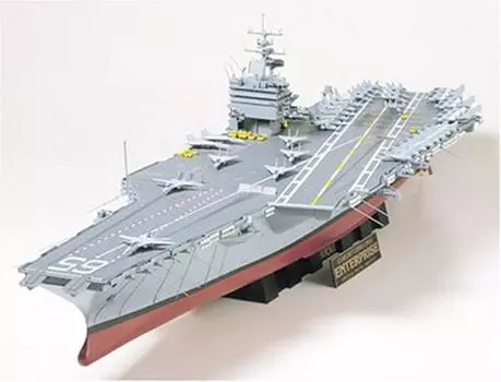 Tamiya 1350 Ship Series No.7 Атомный авианосец ВМС США CVN-65 Enterprise Пластиковая модель 78007