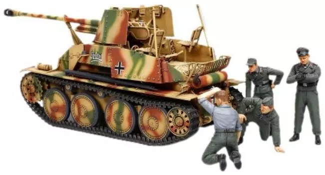 Tamiya 135 German anti-tank self-propelled gun Marder III (Pak36) field maintenance set