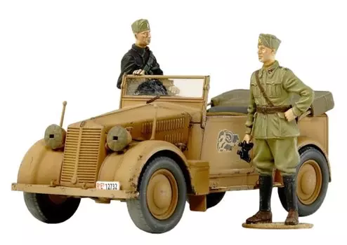 Tamiya 135 Italeri Series No.14 Немецко-итальянский армейский штабной автомобиль 508CM Coloniale Пластиковая модель 37014