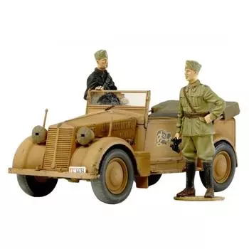 Tamiya 135 Italeri Series No.14 Немецко-итальянский армейский штабной автомобиль 508CM Coloniale Пластиковая модель 37014