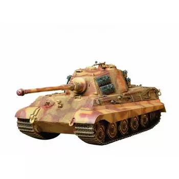 Tamiya 135 Military Miniature Series N0.164 Немецкий армейский тяжелый танк King Tiger Henschel Turret Пластиковая модель 35164