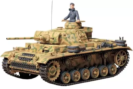 Tamiya 135 Military Miniature Series N0.215 German Army Panzer III L Type Plastic Model 35215