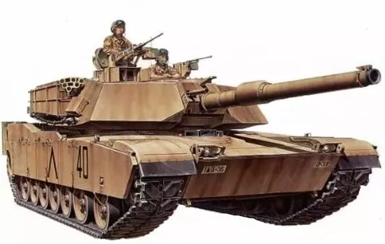 Tamiya 135 Military Miniature Series No.156 Армейский танк США M1A1 Big Gun Abrams Пластиковая модель 35156