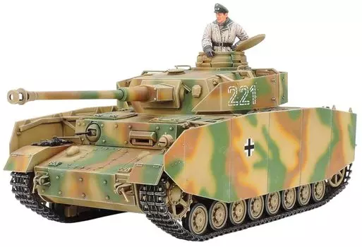 Tamiya 135 Military Miniature Series No.209 German Army Panzer IV H Type Early Model Plastic Model 35209