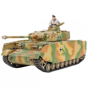 Tamiya 135 Военная миниатюра Серия №209 Немецкая армия Panzer IV H Type Ранняя модель Пластиковая модель 35209