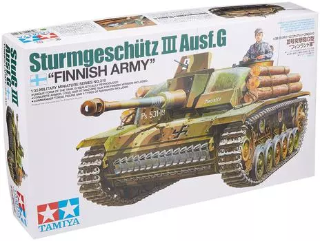 Tamiya 135 Military Miniature Series No.310 Finnish Army Stug III Type G Plastic Model 35310