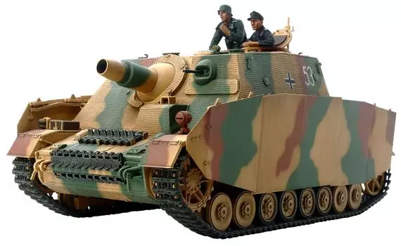 Tamiya 135 Military Miniature Series No.353 German Army No. 4 Assault Tank Brumbair Late Model Plastic Model 35353