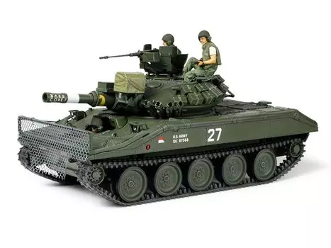 Tamiya 135 Military Miniature Series No.365 Американский воздушно-десантный танк M551 Sheridan (война во Вьетнаме) Пластиковая модель 35365