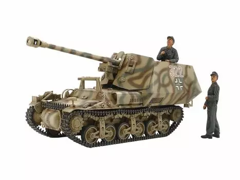 Tamiya 135 Military Miniature Series No.370 German Anti-Tank Self-Propelled Gun Marder I Plastic Model 35370