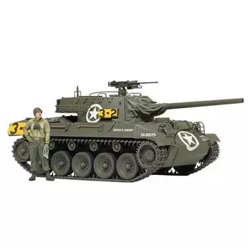 Tamiya 135 Military Miniature Series No.376 Американский истребитель танков M18 Hellcat Пластиковая модель 35376 Цвет литья