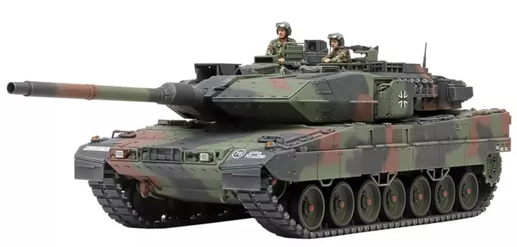 TAMIYA 135 Military Miniature Series No.387 German Federal Main Battle Tank Leopard 2 A7V Plastic Model 35387