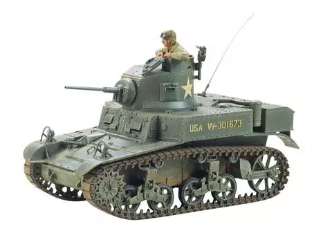 Tamiya 135 Military Miniature Series No.42 Армия США M3 Stuart легкий танк пластиковая модель 35042