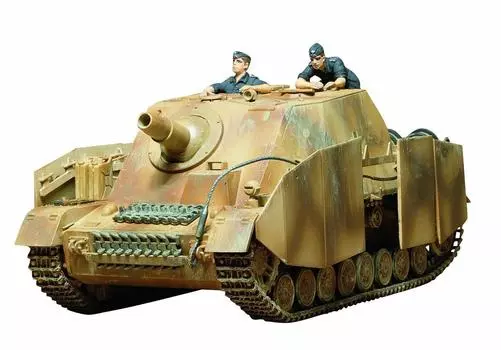 Tamiya 135 Military Miniature Series No.77 German Army IV Assault Howitzer Brumbair Plastic Model 35077