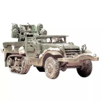 Tamiya 135 Military Miniature Series No.81 Американская самоходная зенитная установка M16 Sky Cleaner Пластиковая модель 35081