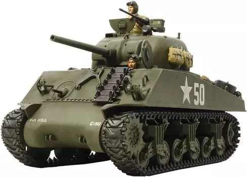 Tamiya 135 танк серии № 56 армии США M4A3 Sherman Single Motorized Технические характеристики Пластиковая модель 30056
