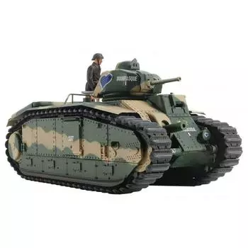 Tamiya 135 танк серии №58 французской армии B1 Bis Single Motor Rise Технические характеристики Пластиковая модель 30058