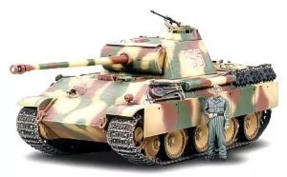 Tamiya 135 Военная миниатюра серии № 261 Немецкая армейская Panther G Ранняя модель с травлением для модели из циммерита из пластика 35261