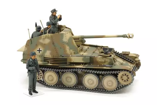 Tamiya 135 Военная миниатюра серии №364 Немецкая армейская противотанковая самоходная пушка Marder 3M (Нормандский фронт) Пластиковая модель 35364