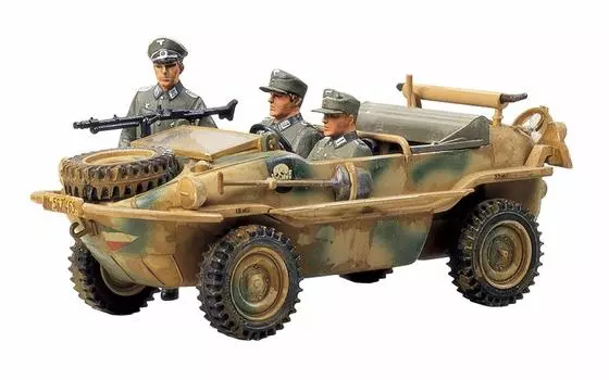 Tamiya 135 Военная миниатюра Серия № 03 Немецкая армейская амфибийная машина Schwimwagen Пластиковая модель 35003