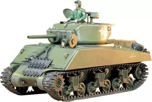Tamiya 135 Военная миниатюра Серия № 139 Американский средний танк M4A3E2 Большая пластиковая модель 35139