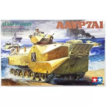 Tamiya 135 Военная миниатюра Серия № 159 Американская штурмовая плавающая машина AAVP7A1 Up Gun Sea Dragon 35159