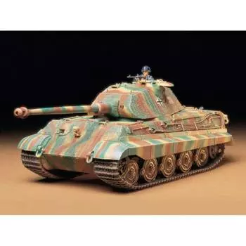 Tamiya 135 Военная миниатюра Серия № 169 Немецкая армия King Tiger Porsche Башня Пластиковая модель 35169