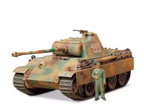 Tamiya 135 Военная миниатюра Серия № 170 Немецкий армейский танк Panther G Ранний тип Пластиковая модель 35170