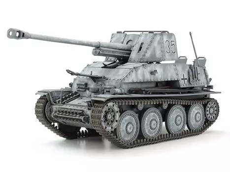 Tamiya 135 Военная миниатюра Серия № 248 Немецкая армейская противотанковая самоходная пушка Marder III 7.62cm Pak36, оснащенная пластиковой моделью 35248