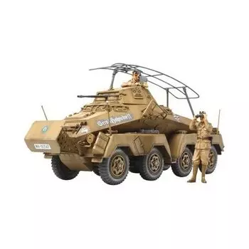 Tamiya 135 Военная миниатюра Серия № 297 Немецкая армия 8-колесная тяжелая бронированная машина Sd.Kfz.232 Африканский корпус Пластиковая модель 35297