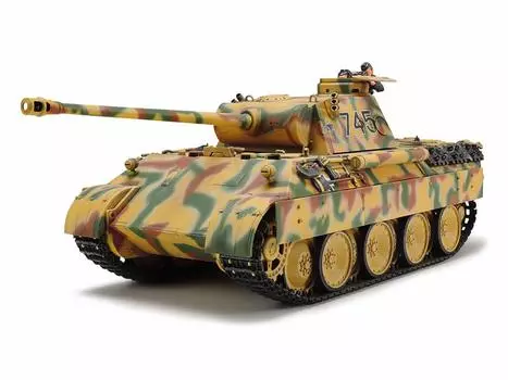 Tamiya 135 Военная миниатюра Серия №345 Немецкий армейский средний танк Panther D Тип Пластиковая модель 35345