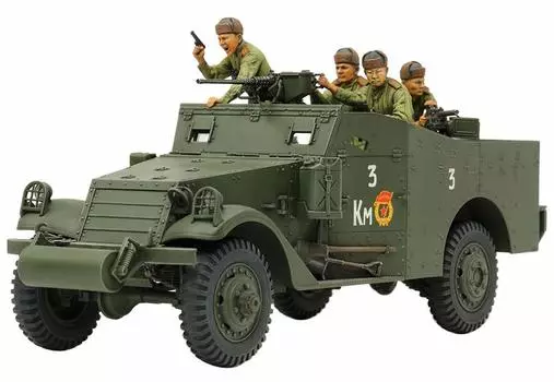 Tamiya 135 Военная миниатюра Серия №363 M3A1 Разведывательная машина Пластиковая модель 35363