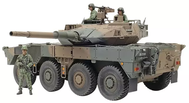 Tamiya 135 Военная миниатюра Серия № 383 Наземные силы самообороны Тип 16 Мобильная боевая машина C5 (с лебедкой) Пластиковая модель 35383