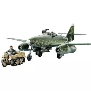 Tamiya 148 масштаб ограниченный Messerschmitt Me262 A-2a Kettenkrad буксировочный набор пластиковая модель 25215