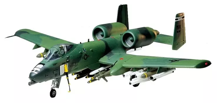 Tamiya 148 Masterpiece Series No.28 ВВС США Fairchild Republic A-10A Thunderbolt II Пластиковая модель 61028