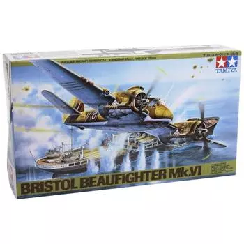 Tamiya 148 Masterpiece Series No.53 Raf Bristol Beaufighter Mk.vi Пластиковая модель 61053