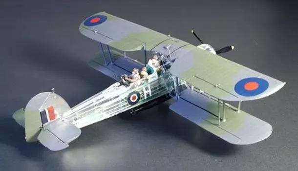 Tamiya 148 Masterpiece Series No.79 Royal Navy Fairy Swordfish Mk.I Seaplane Type Clear Edition Пластиковая модель 61079