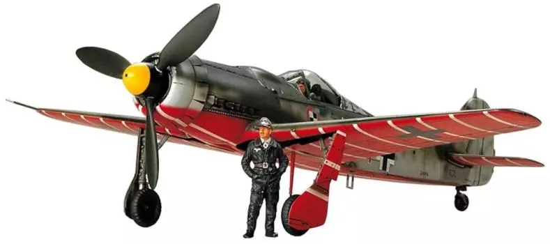 TAMIYA 148 Scale Limited Focke-Wulf Fw190 D-9 JV44 & Citroen 11CV Staff Car Set Plastic Model 25213