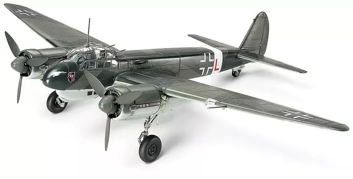Tamiya 172 Коллекция Warbird №77 Люфтваффе Junkers Ju88 C-6 Истребитель-истребитель Пластиковая модель 60777