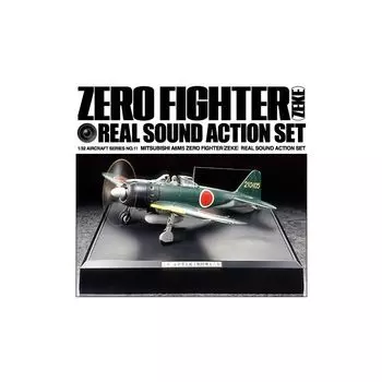 Tamiya 1/32 air craft No.11 mitsubishi Zero type carrier fighter Type 52 Real sound action set 60311