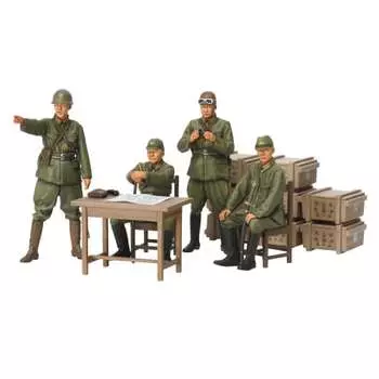 Tamiya 1/35 Military Miniature Series No.341 Набор японских офицеров армии Пластиковая модель 35341