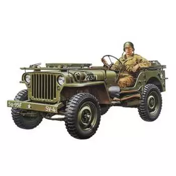 TAMIYA 1/35 Military Miniature Series No.219 U.S. Army U.S. Jeep Willys MB Plastic Model 35219