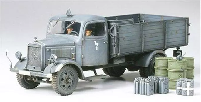 Tamiya 1/35 Серия бронетехники №. 02 Немецкий армейский средний военный грузовик Mercedes-Benz L3000 Пластиковая модель 32402