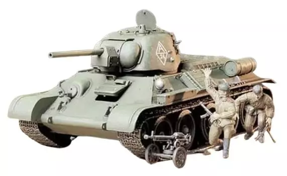 Tamiya 1/35 Военная миниатюра Серия №149 Советская армия Танк Т34/76 1943 Челябинск Пластиковая модель 35149