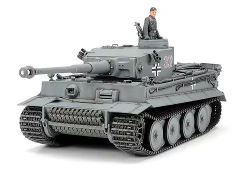 TAMIYA 1/35 Военная миниатюра Серия №216 Немецкий армейский тяжелый танк Tiger I Тип Ранний выпуск Пластиковая модель 35216