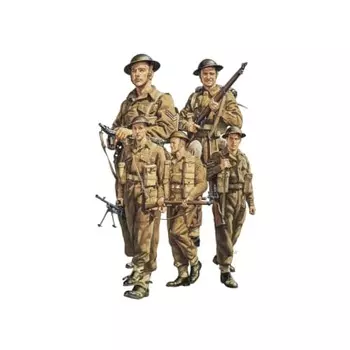 Tamiya 1/35 Военная миниатюра Серия №221 Британский армейский пехотный патруль Набор Пластиковая модель 35223