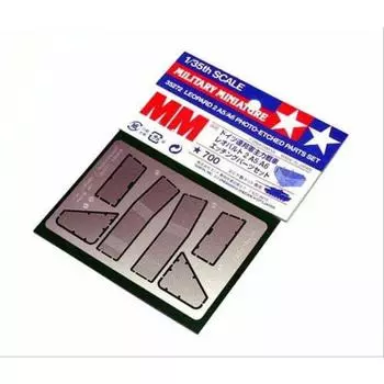 TAMIYA 1/35 Военная миниатюра Серия № 272 Немецкий федеральный основной боевой танк Leopard 2 A6 Набор деталей для травления Пластиковые детали для модели 35272